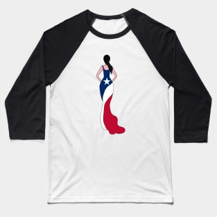 Puerto Rico Woman Baseball T-Shirt